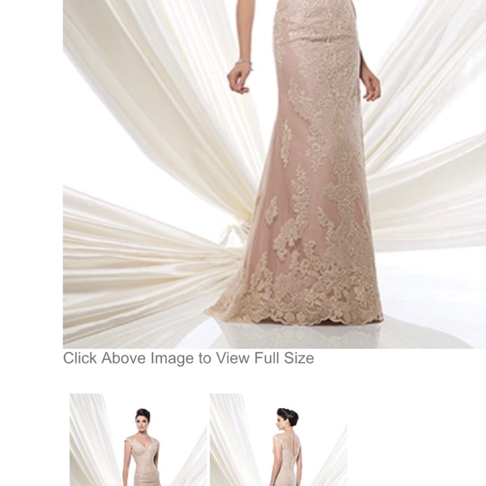 IvonneD gown mother of the bride size 12 altered